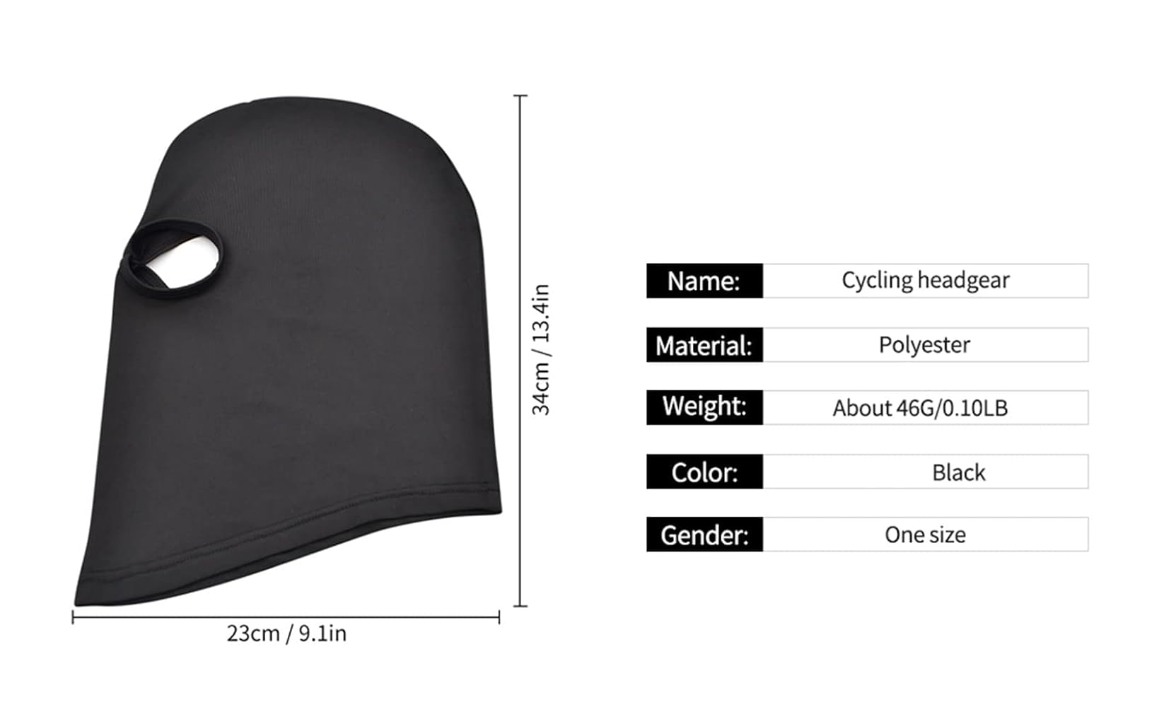 VUJA DÉ  BALACLAVA RichLuner 2 PCS 3 Hole Uzi Balaclava Ski Mask Knitted Face